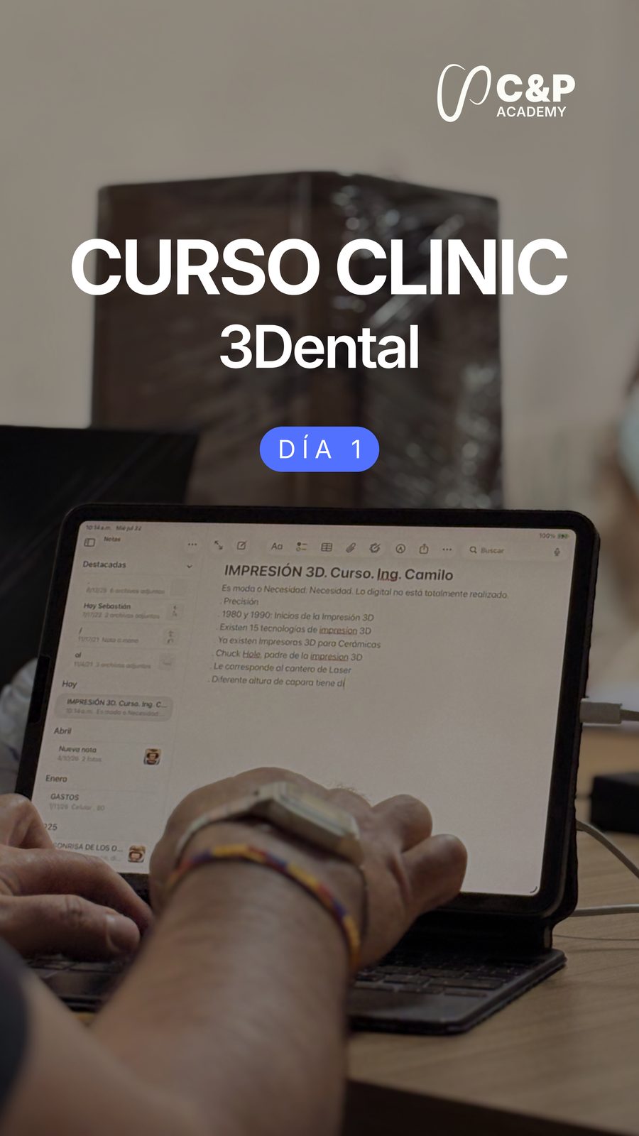 Portada del Curso Clinic 3Dental, Día 1